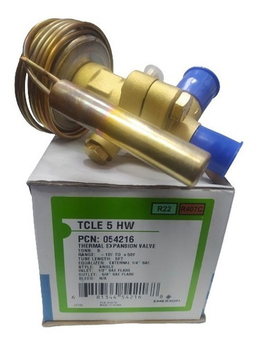 Valvula Expansion Emerson Tcle 5t R22 Pcn: 054216