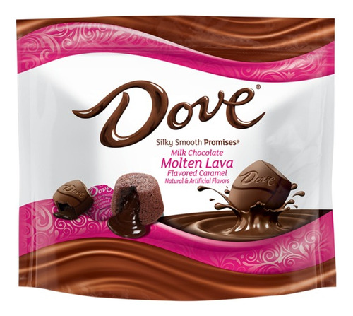 Chocolates Dove Con Centro Caramelo Derretido Molten Lava