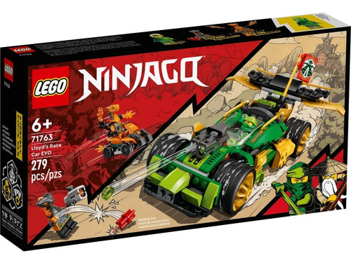 Lego® Ninjago - Deportivo Evo De Lloyd (71763) Cantidad de piezas 279