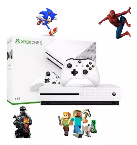 Xbox One S Com 2 Controle E Jogo Original Completo Promoção