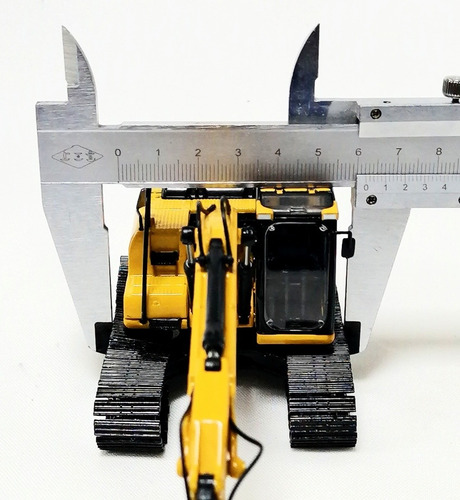 Miniatura Diecast 1/50, Excavadora Cat 323d L, Amarilla