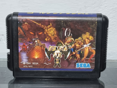 Golden Axe 2  Para Megadrive Japones.  Garantizado