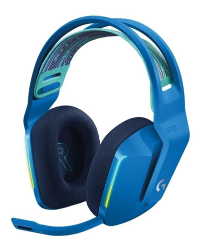 Headset Gamer Logitech G733 Wireless Rgb 7.1 Dts Azul