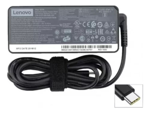 Cargador Original Lenovo L13 Usb-c 20v 3.25a 65w