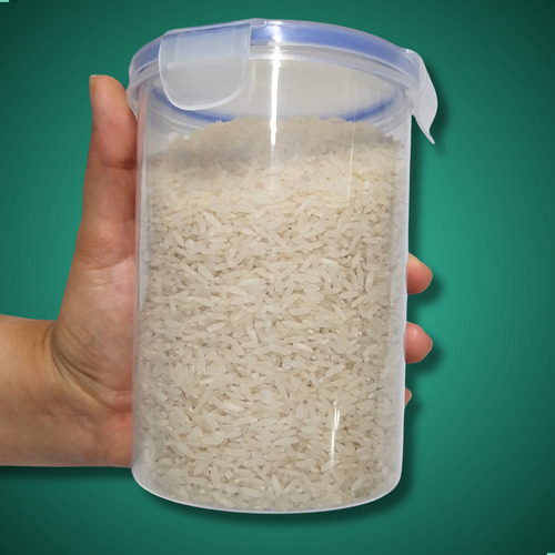 Kit 6 Potes Herméticos De Plástico Resistente Conjunto Para Mantimentos Cozinha