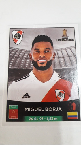 Figurita Libertadores 2023 Nro 236 Miguel Borja River Plate