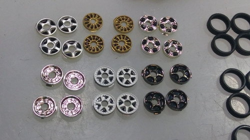 Zip Zaps Set De Rines Y Llantas Micro Rc No Tamiya Xmods (Usado)