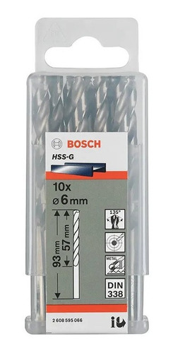 Mecha Broca Bosh Hss-g Hierro 1/8 Cja 14 Und