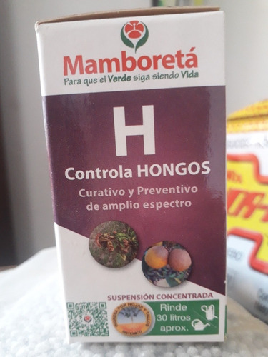 Imagen 2 de 3 de Mamboreta H Hongos Funguicida 30 Cm3 Suspension Concentrada