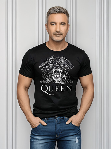 Polera Queen Punk Rock - Estampada Algodón - Bandas Grupos
