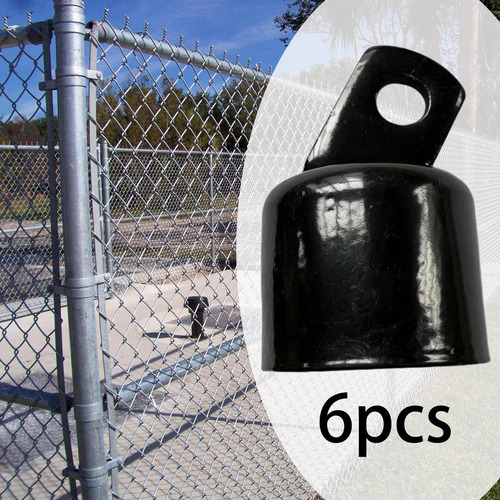 Link Link Fence Rail End Cap Galvanized Multifunción Negro