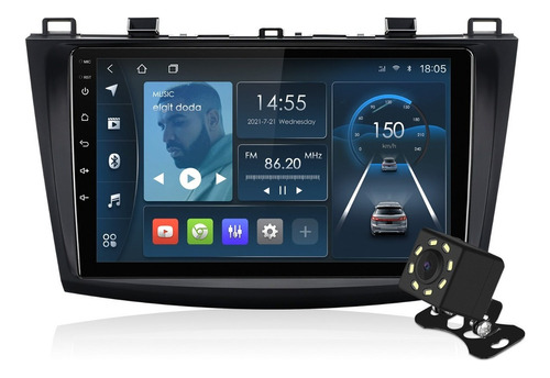 Isudar Radio Carro 1+32g Android Para Mazda 3 2010-2013