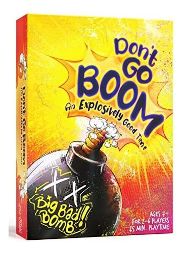 Don T Go Boom Card Game - Family Card Games - Kids Gifts