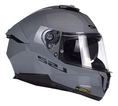 Capacete Ls2 Ff808 Stream 2 Monocolor Nardo Grey Cinza