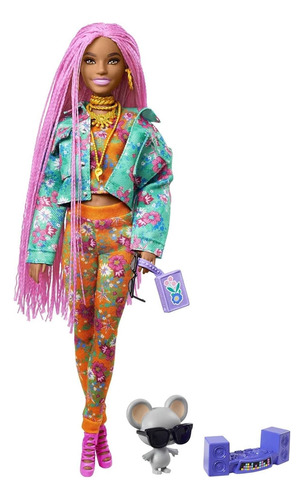 Barbie Extra Fasion Con Mascota Grn27 Mattel