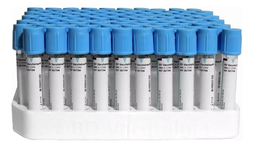 10 Unidades Tubo Tapa Azul De 4.5ml Muestras Sangre Recolec