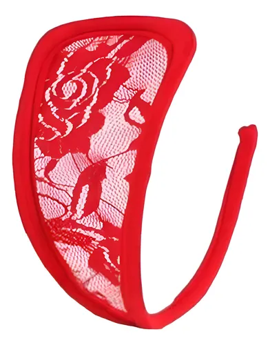 Sexy Tanga Invisible C String Lenceria Mujer Encaje Flor
