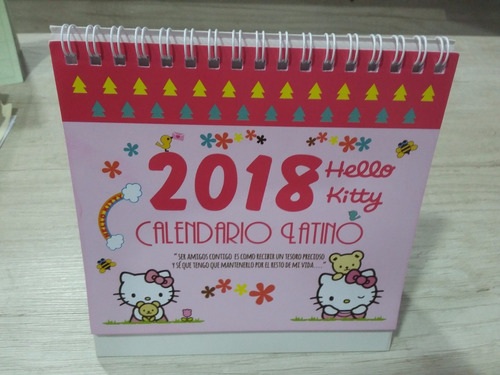 Calendario Escritorio Hello Kitty Latino 2018 - Ultimas Unid