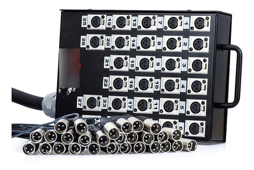 Medusa 28 Canais Conectores Amphenol Com 60 Metros