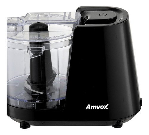 Mini Processador Amvox Apr 1001 Triturador 100w Preto 127v