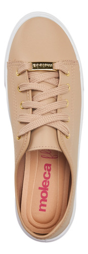 Tênis Casual Feminino 5296-510 Cabedal Em Sintético Moleca