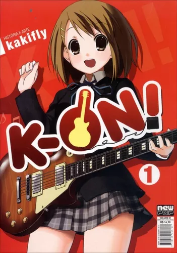 Mangás K-on Nº 1 Ao 4 + Colégio E Faculdade ( Frete Grátis