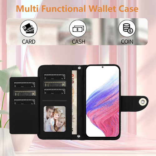 Z Funda De Piel Tipo Cartera Para Motorola E15 E14 E13