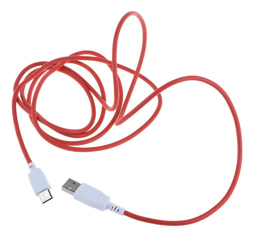 6.5ft Cable Cargador Adaptador Ca Rojo Para Tableta