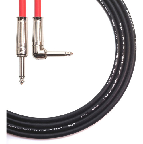 Cable Plug 1/4 - Plug 1/4 Standard Ang. X 6 Mts Kwc 221 Iron