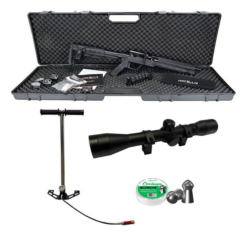 Carabina De Pressão Pcp Mod Nks Tacto S 5.5mm - Tag + Bomba