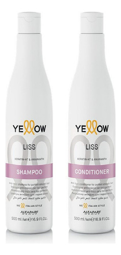 Shampo + Acondicionador Yellow Liss Mantenimiento Keratina 