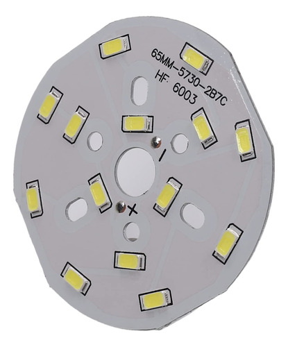 Modulo Chip Led Cob Circular Ma Aluminio Blanco Puro Alta