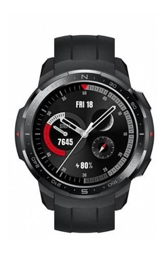 Imagen 1 de 6 de Smartwatch Honor Watch GS Pro 1.39" caja 48mm de  acero inoxidable y plástico  charcoal black, malla  charcoal black de  fluoroelastómero KAN-B19
