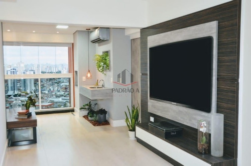 Imagem 1 de 18 de Apartamento Em Condomínio Padrão Para Venda No Tatuapé, 3 Dorm, 1 Suíte, 2 Vagas, 91 M², Apartamento Mobiliado, Nunca Habitado. - 1823