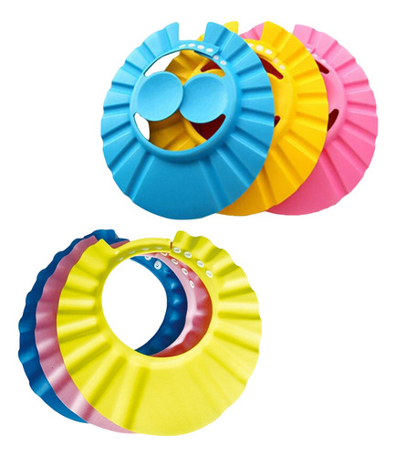 Gorro De Ducha De Champú De Baño Ajustable Para Bebés, 6 Pie