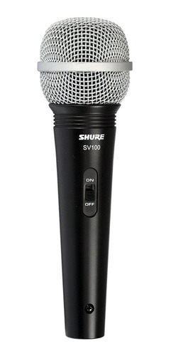 Imagen 1 de 7 de Micrófono Vocal Shure Sv100 Dinámico Con Cable Xlr - Plug