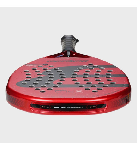 Pala Padel Bullpadel Xplo 25 Multieva X-tend Carbon 12k 370g Color Negro