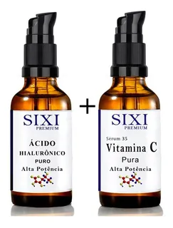 Acido Hialuronico + Vitamina C 35% Alta Potencia - Sixi