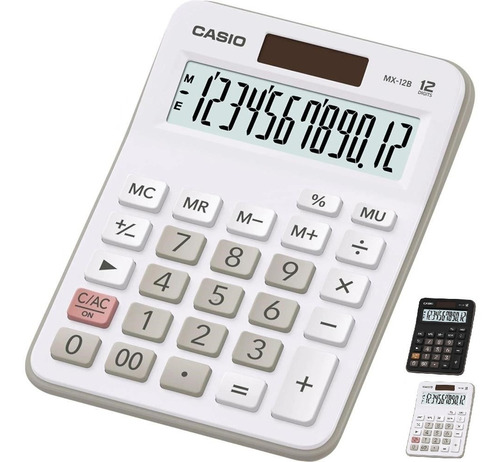 Calculadora De Mesa Casio Original 12 Dígitos Visor Grande 