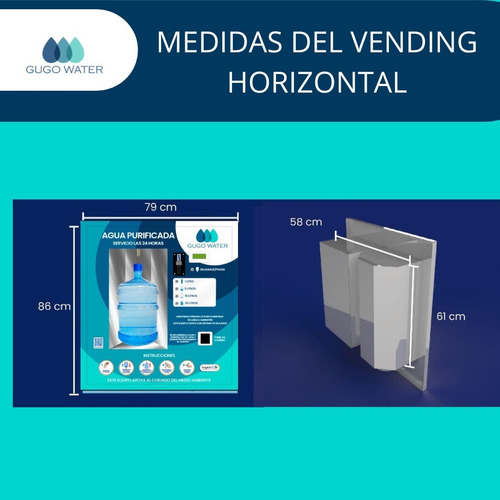 Imagen 8 de 9 de Vending Despacho Automático De Agua Purificada Inteligente