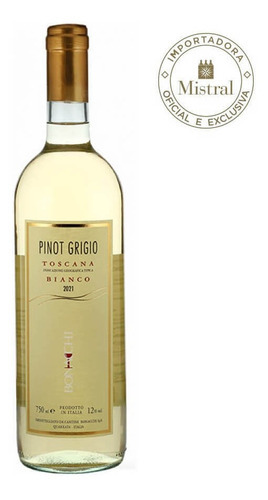 Vinho Branco Pinot Grigio Igt Toscana 2021 Bonacchi 750ml