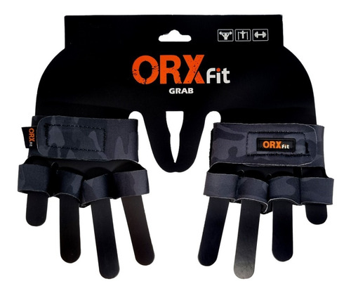 Guantes Pesas Grabs - Black Camo - Orxfit - Hombre