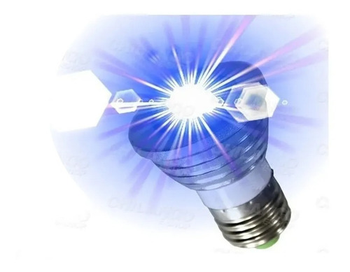 Foco Lampara Led Rgb 10w Base E27 Control Remoto 250-408