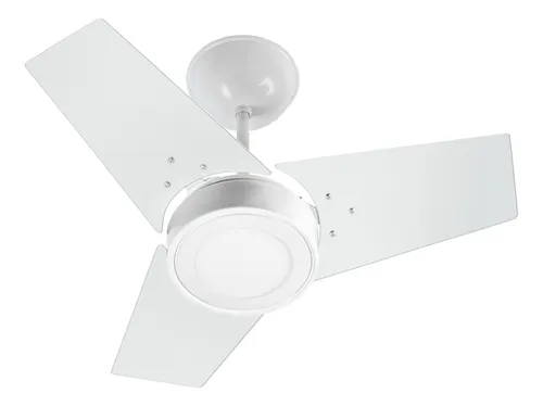 Ventilador De Teto Fit Led Branco Com 3 Pás De 110 Volts - 5