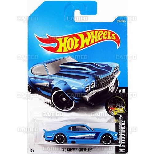 Hot Wheels # 07/10 - '70 Chevy Chevelle - 1/64 - Dvc37