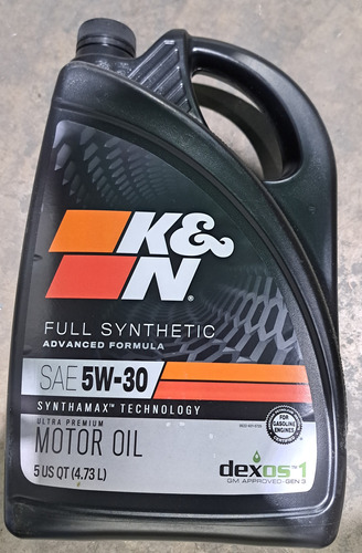 Aceite K&n 5w30 Full Sintetico ( Garrafa De 5lts) Para Motor