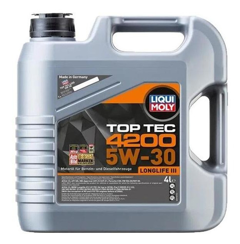 Lubricante Liqui Moly Top Tec 4200 5w-30 4 Lt