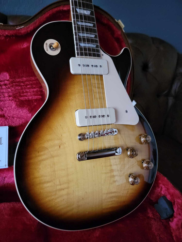 Gibson Les Paul Standard 50s P90 Tobacco Burst 2023 Ambidiestro Sunburst Palo De Rosa (Usado)
