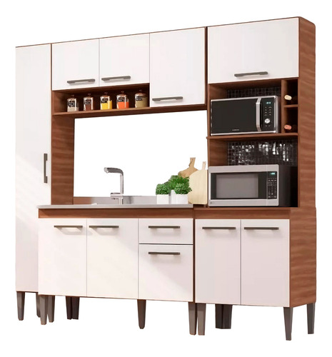 Mueble De Cocina Combo Panelero Aéreo Bajo Mesada Premium
