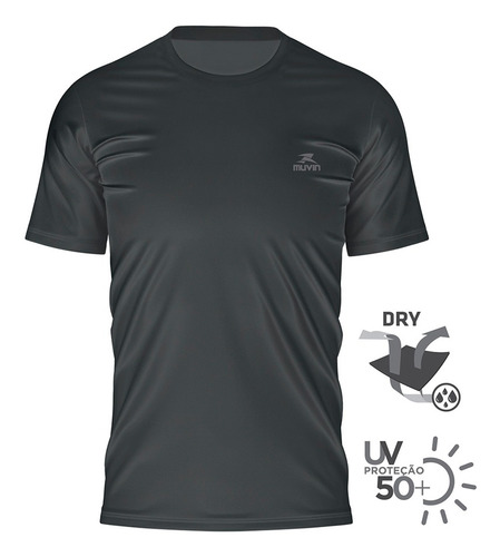 Camiseta Dry Basic Ss Fps50 - Masculino
